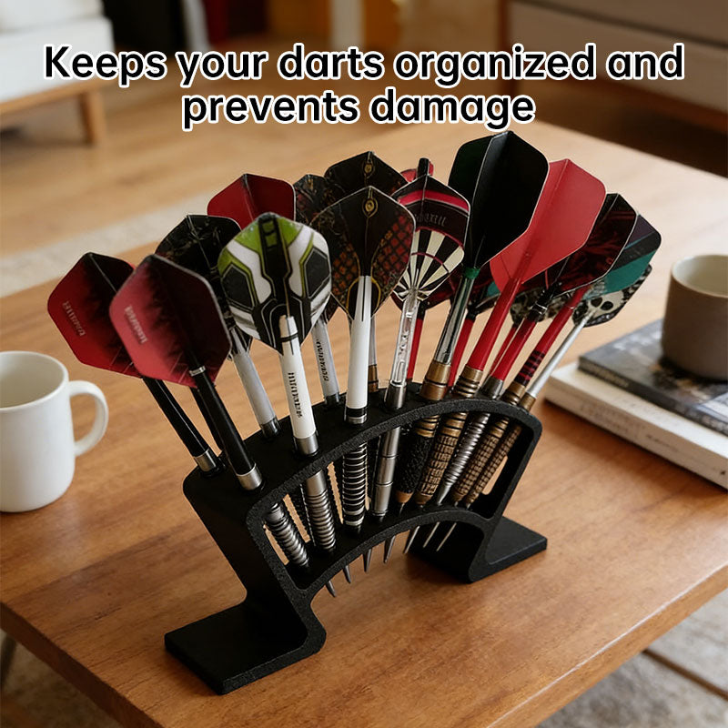 27-Slot Dart Stand Holder | Dartboard Accessory Organizer High Volume Storage