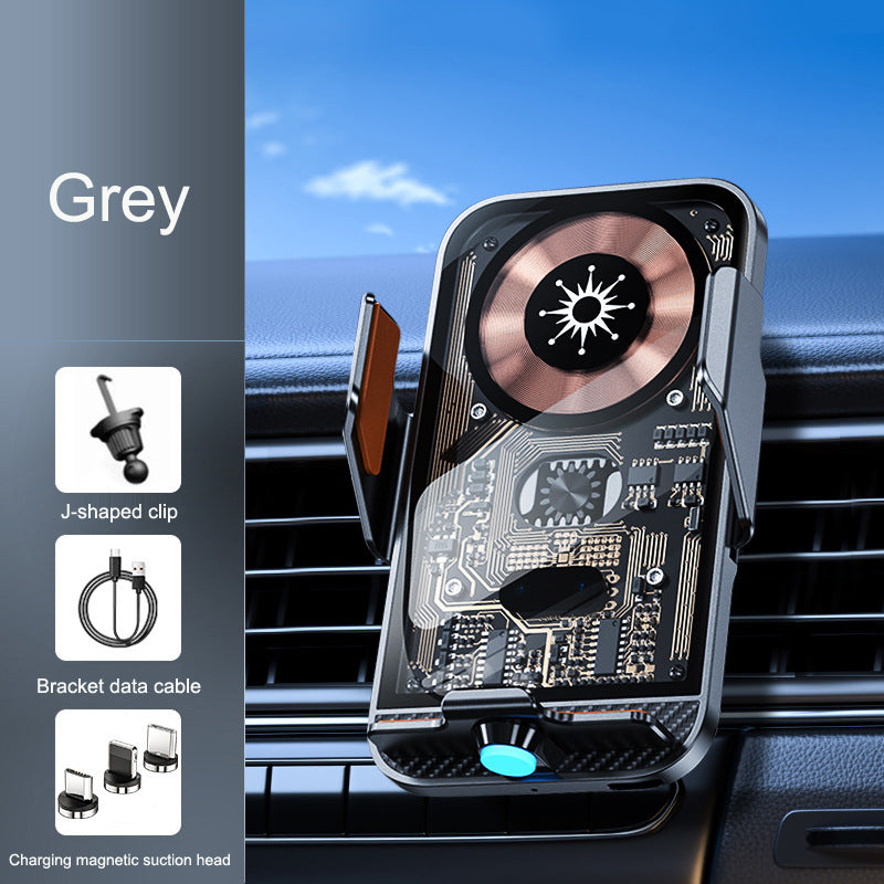 Wireless Car Charger C11 Infrared Induction Mount Smartphone Navigation Support