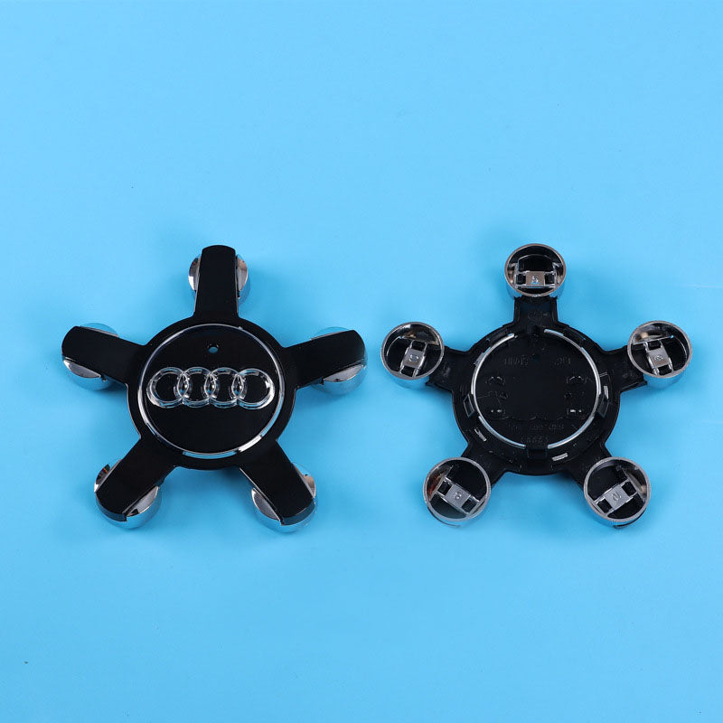 135mm Centre Wheel Cap Fits Audi Five Spoke Hub A4L A5 A6L Black Silver