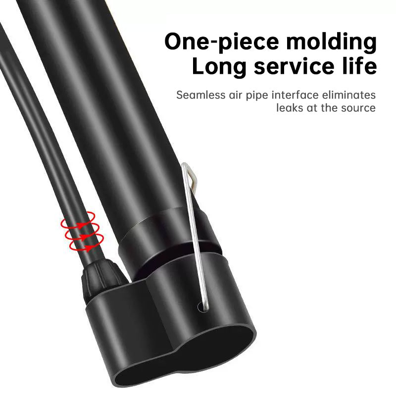 Bike Pump Schrader Valve 80psi Handheld Manual Cycling Air Inflator Accessory