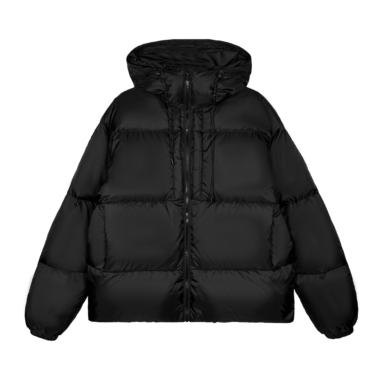 Unisex Vintage Duck Down Thermal Insulated Jacket with Hood for Winter Warmth