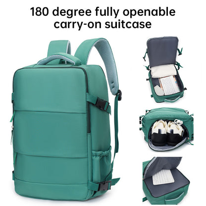 Waterproof Laptop Backpack: Airplane-Approved Carry-On for Travel, School & Work