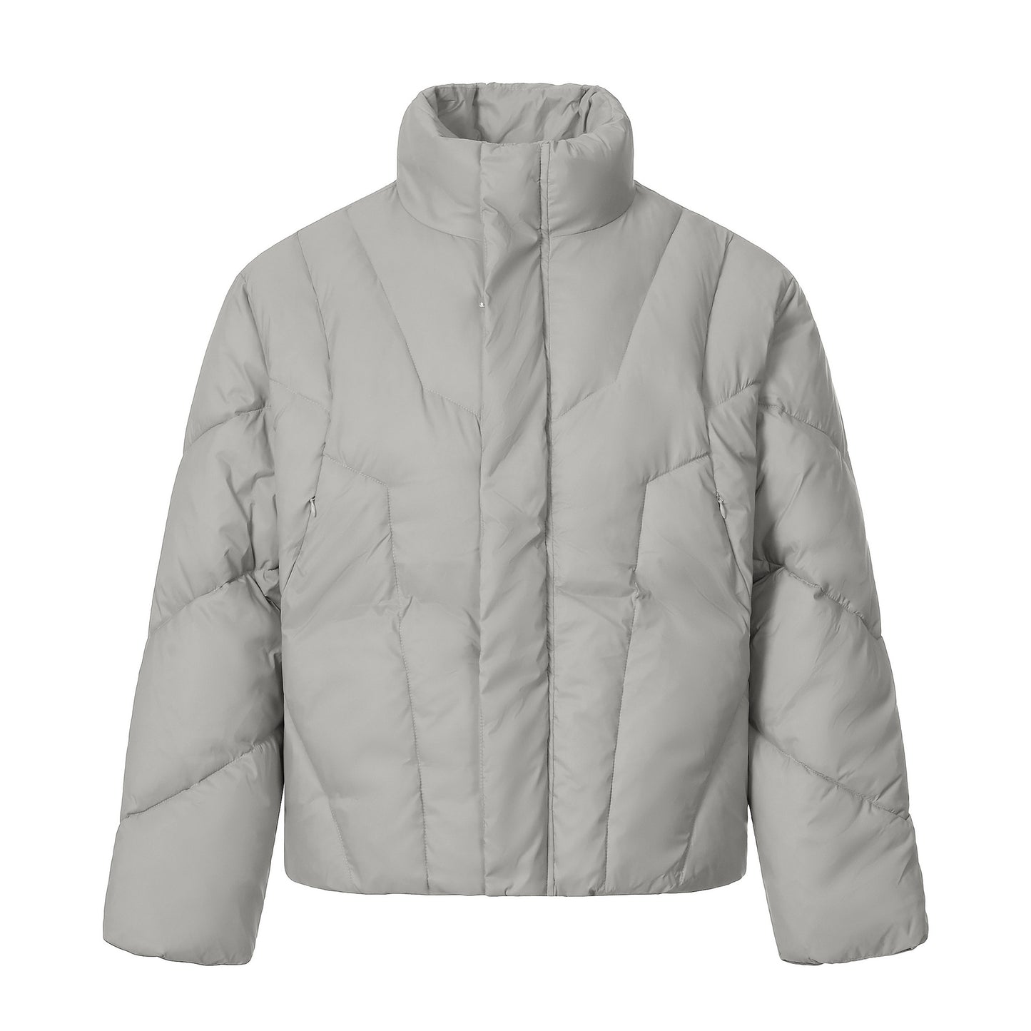 Heavy Quilted Bomber Jacket with Detailed Stitch for Winter Biker Outdoor Wear