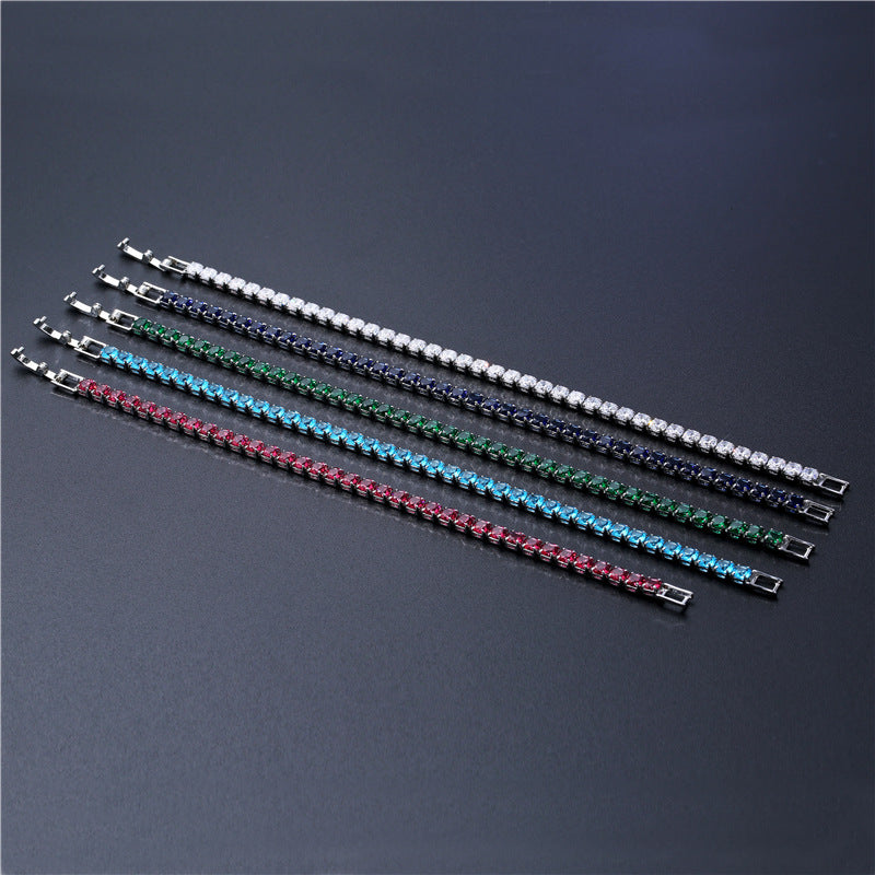Men's Hip Hop Bracelet Jewelry Micro-set Zircon Bracelet Women