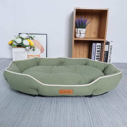 Extra Large Dog Bed Cushion | Shiba Inu Comfort Sleep Mat | Suede Texture Fabric