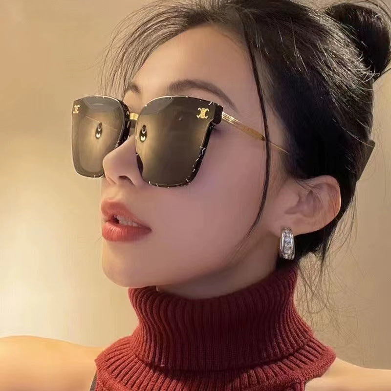 Women's Square Frame Sunglasses UV Protection Stylish Durable Outdoor Eyewear