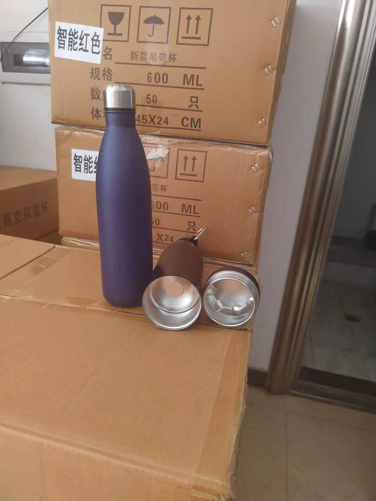 Stainless Steel 750ml Leakproof Insulated Water Bottle for Outdoor Sports Use