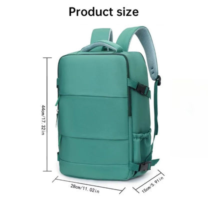 Waterproof Laptop Backpack: Airplane-Approved Carry-On for Travel, School & Work