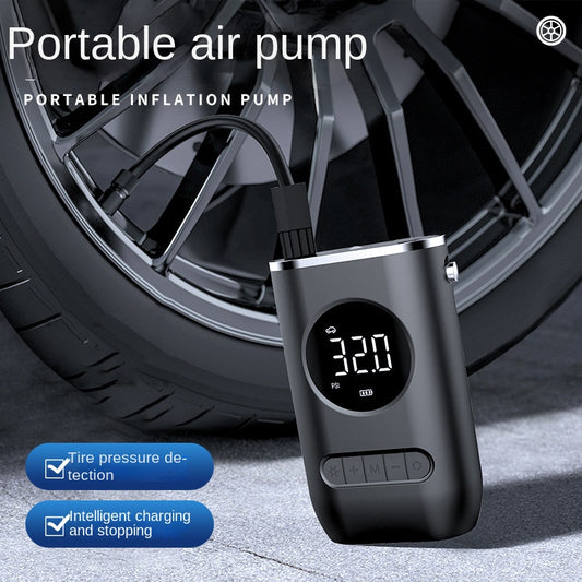 Portable Mini Electric Air Pump – 150 PSI USB Rechargeable Tyre Inflator