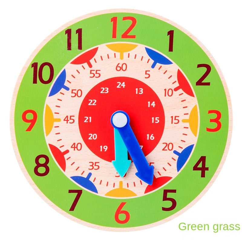Kids Educational Clock Toy Enhances Time Learning Cognitive Development Skills