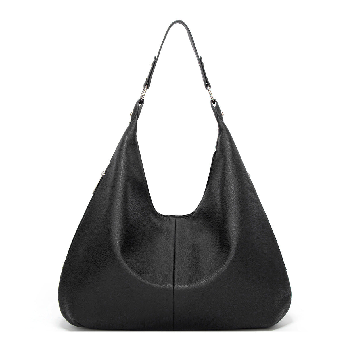 Large Women’s Shoulder Bag Zip Retro Leather Casual Daily Use Tote Bags