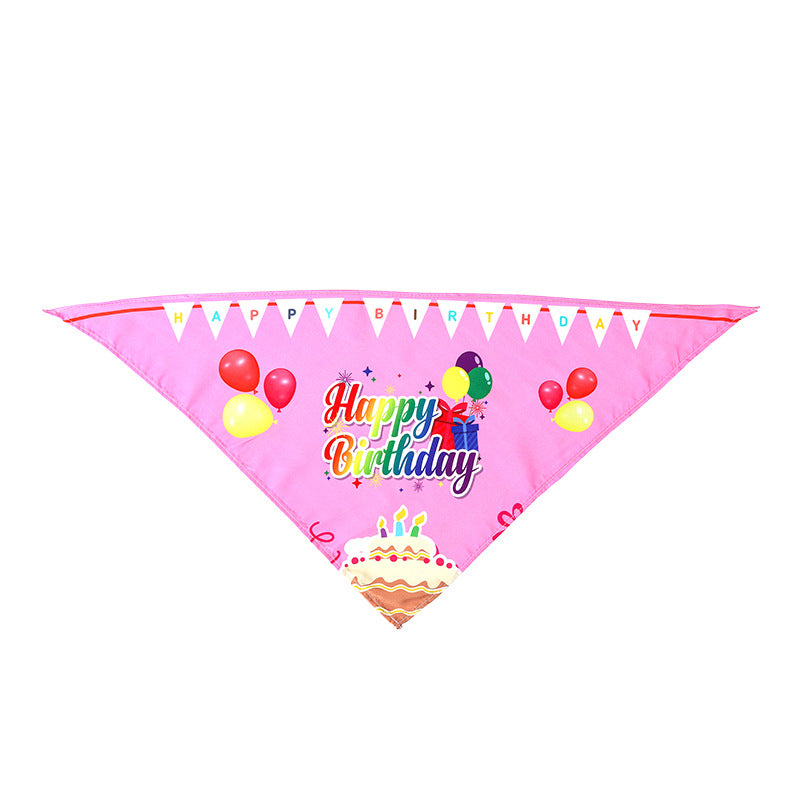 Adjustable Holiday Festive Pet Bandana Scarf Bib Seasonal Design for Dogs Cats