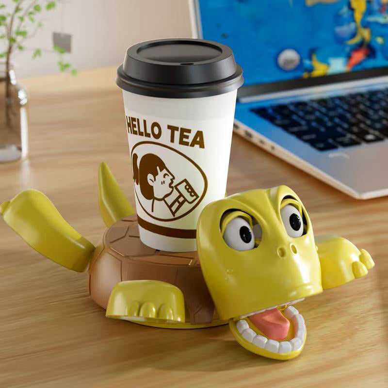 3D-Printed Turtle Coaster Stress Relief Insulated Mug Holder Home Office Decor