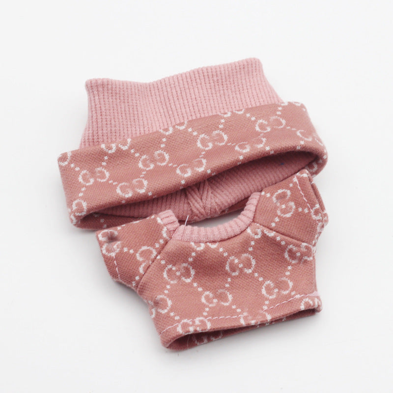 Cotton Knit Outfits For 17cm Labubu Doll Dolls 1st 2nd Gen Doll Accessories
