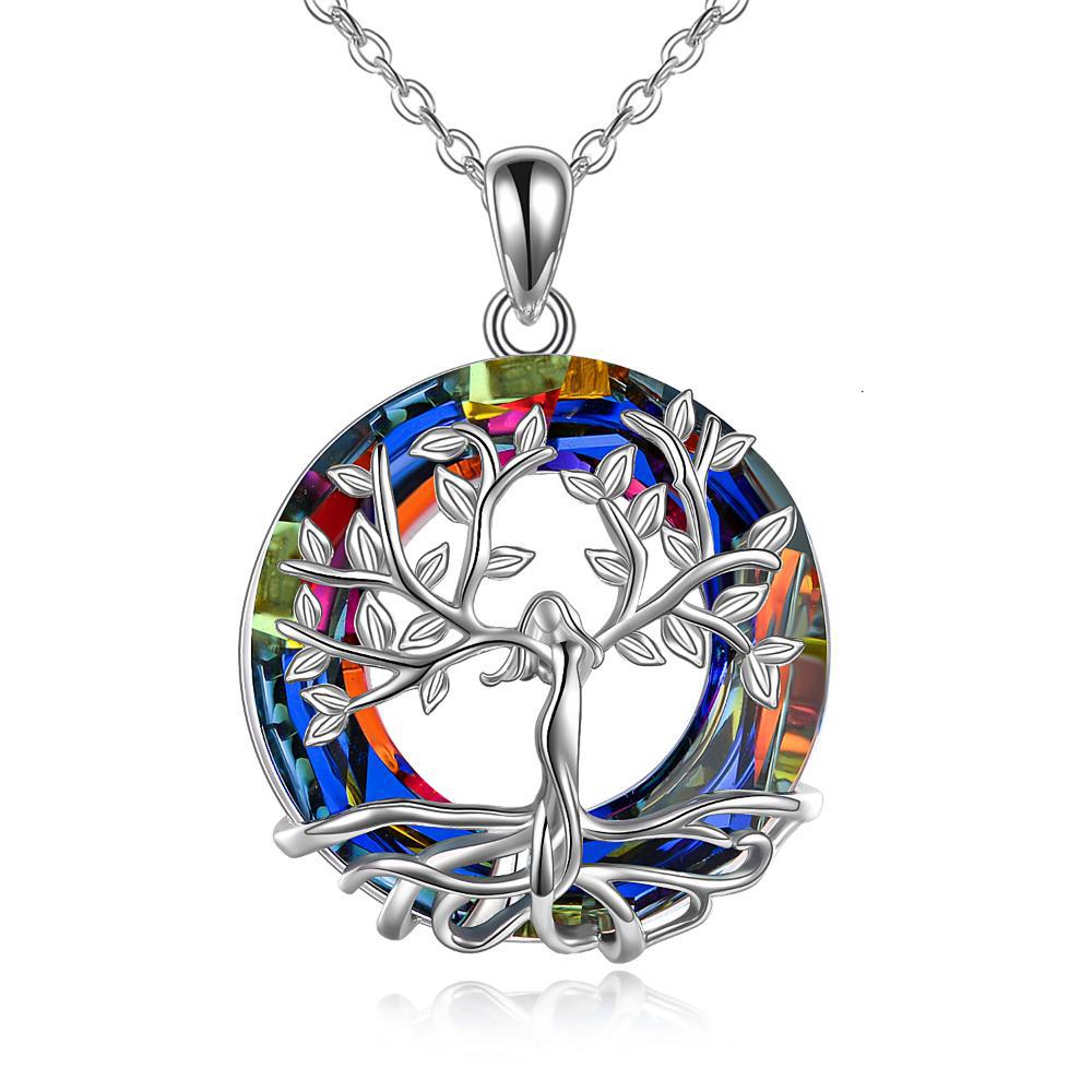 925 Sterling Silver Tree of Life Pendant Necklace Earrings Gift Jewellery Jewelry