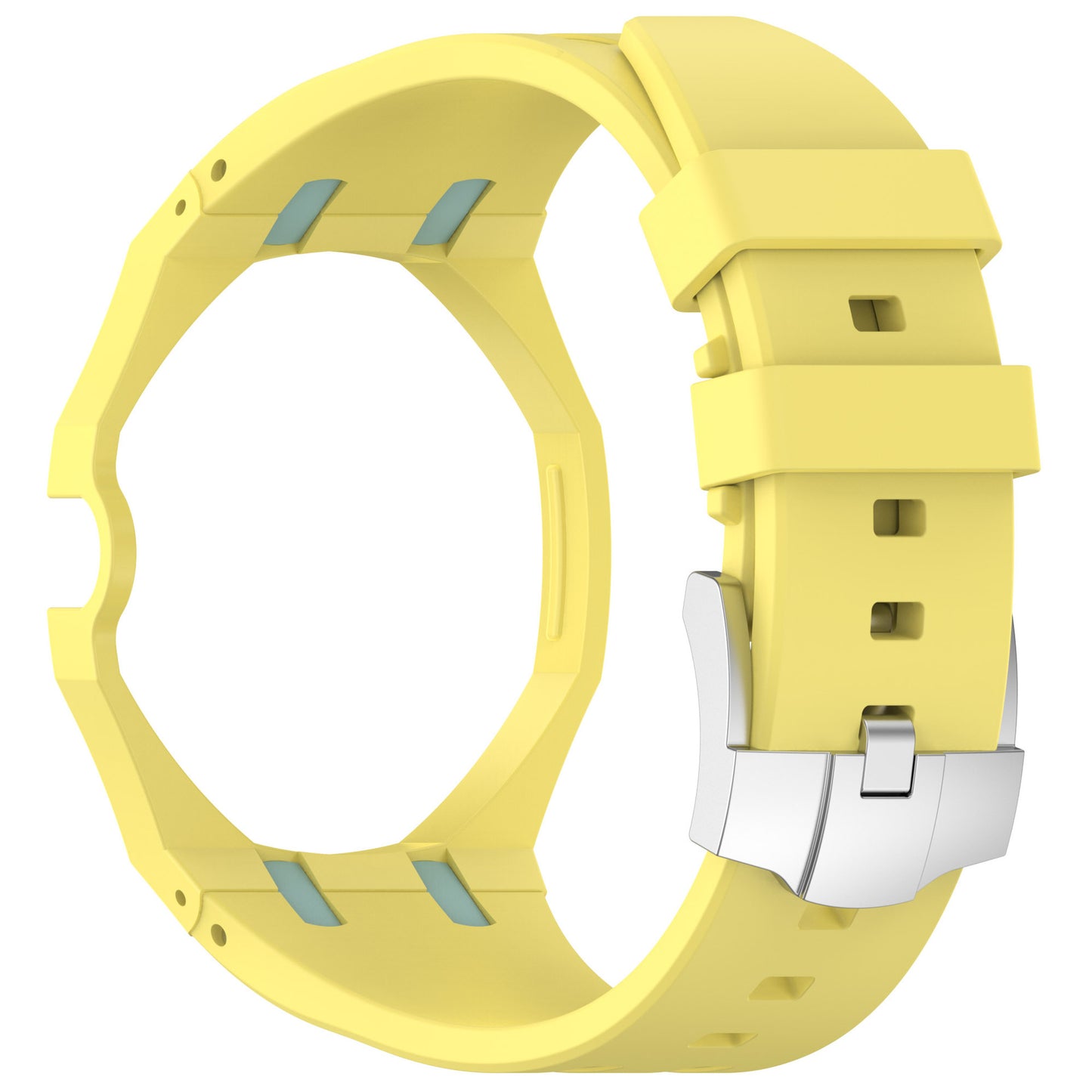 Fits AP X Swatch Royal Pop 20mm Silicone Strap Pin Buckle Octagonal Multi Holes