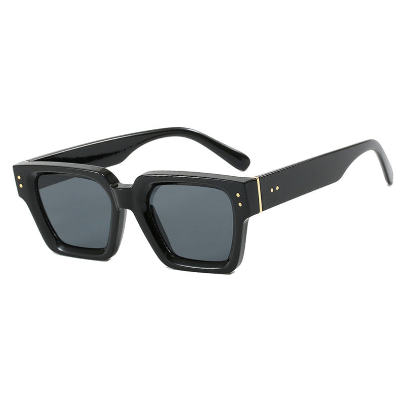 Retro Square Sunglasses UV400 Protection Lightweight Durable Polycarbonate Lens