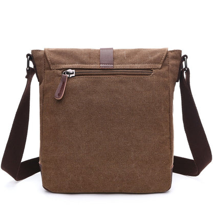 Men's Business Messenger Shoulder Bag Casual Office Travel Bag Brown Black