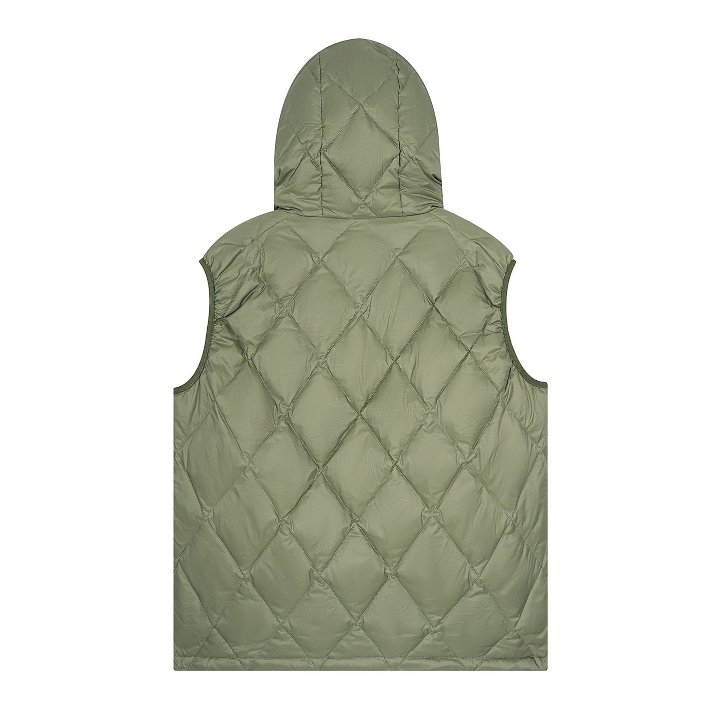 Men's Insulated Hooded Winter Vest - Thick Down Padding for Outdoor Activities
