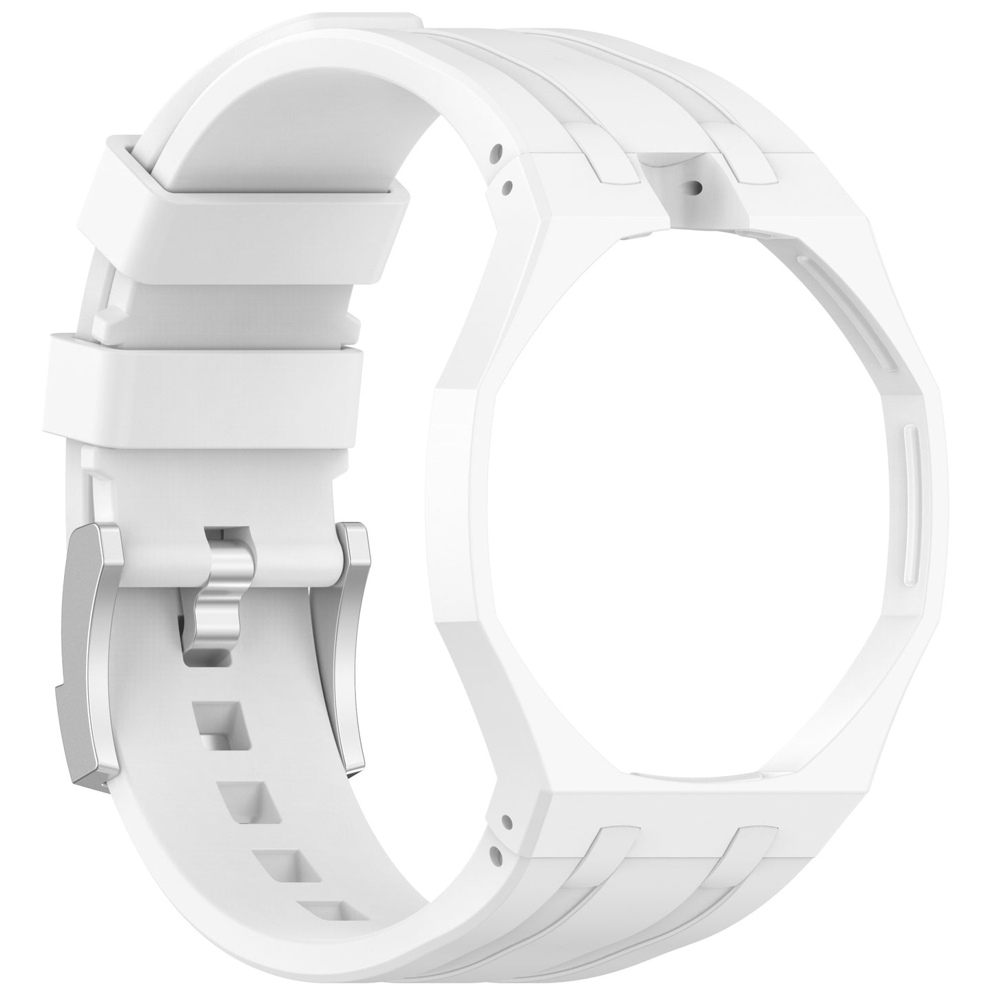 Fits AP X Swatch Royal Pop 20mm Silicone Strap Pin Buckle Octagonal Multi Holes
