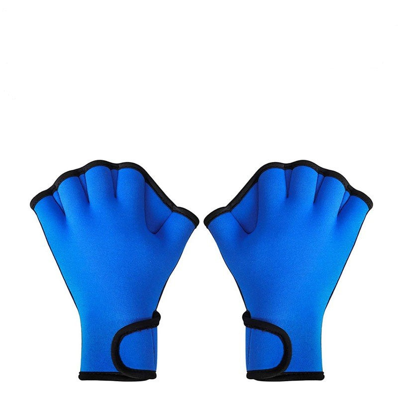 Kids Swim Gloves Duck Feet Hand Fins Water Paddling Palms Swim Training Gear