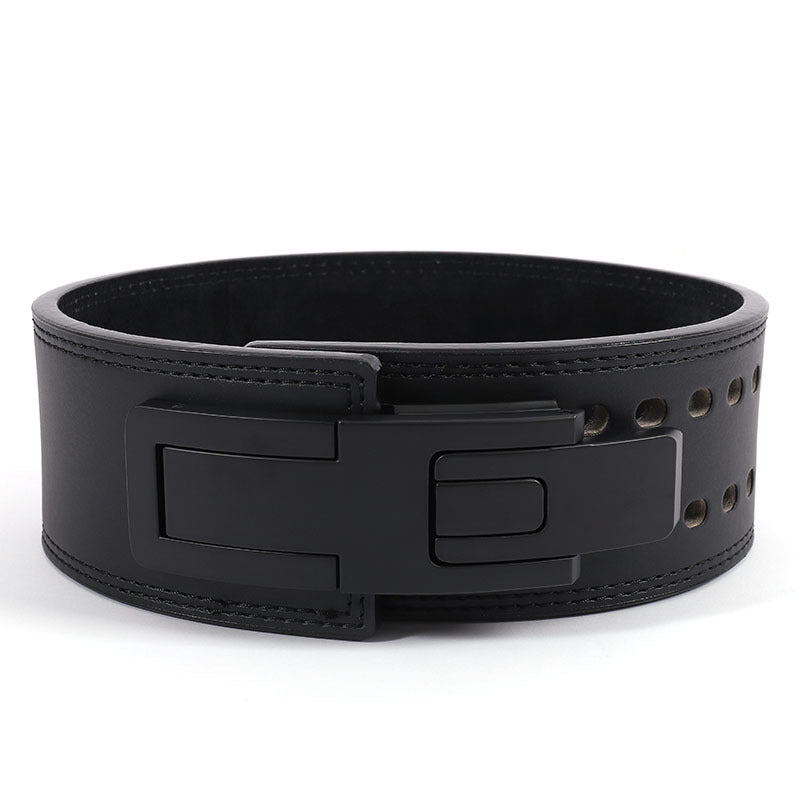 Leather Weightlifting Belt Heavy Duty Lumbar Support Gym Deadlift Squat Training
