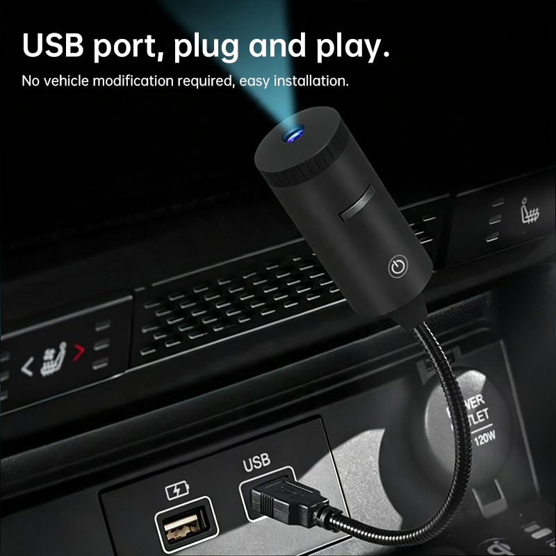 USB Star Projector Plug Play Interchangeable Projection Cards Adjustable Focus