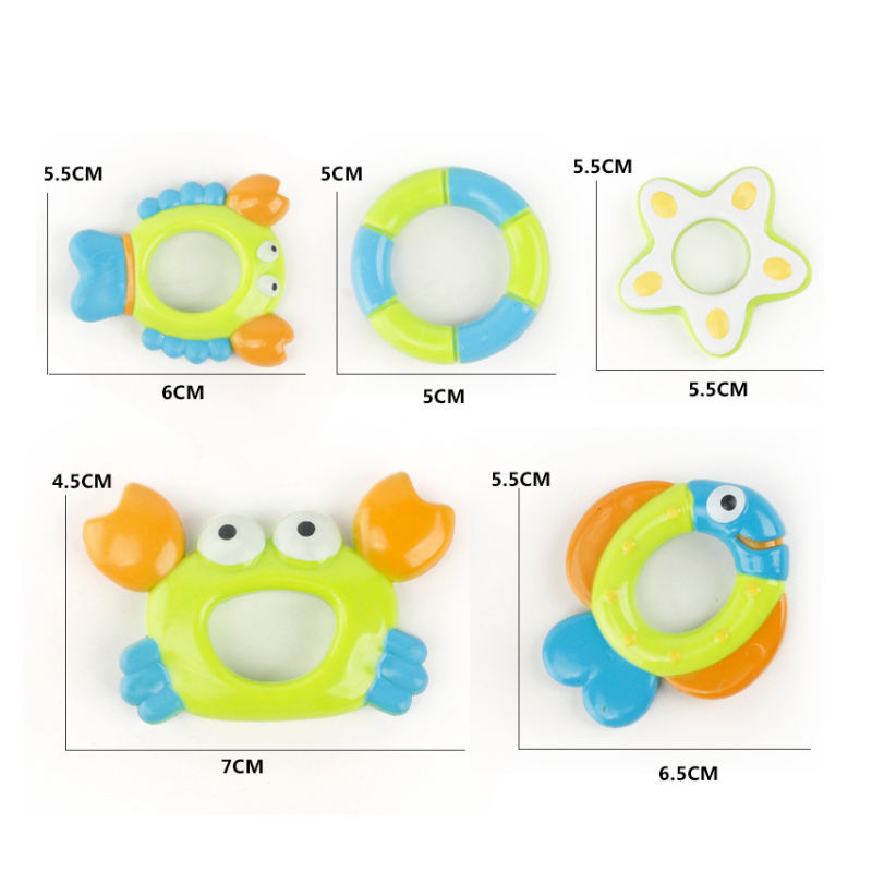 Octopus Bathing Toy Baby Ring Toss Game Bath Time Fun Educational Toy Puzzle
