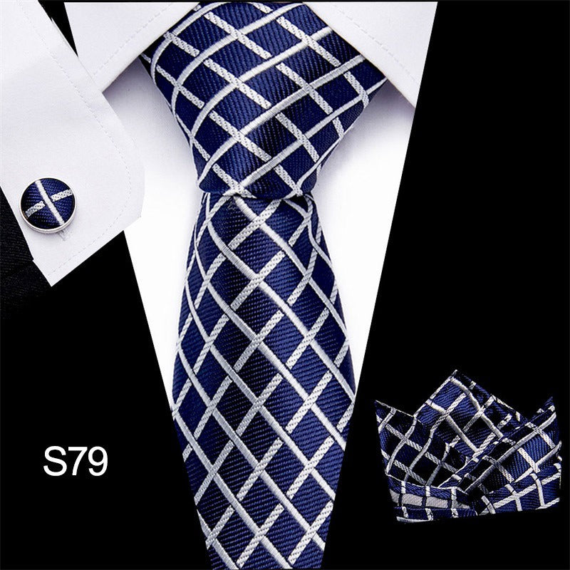 Men's 3pc Tie Set Suit Accessory 53 Options Elegant Designs Smart Business