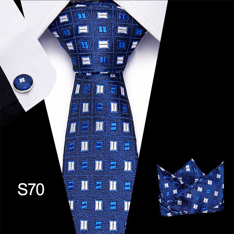 Men's 3pc Tie Set Suit Accessory 53 Options Elegant Designs Smart Business