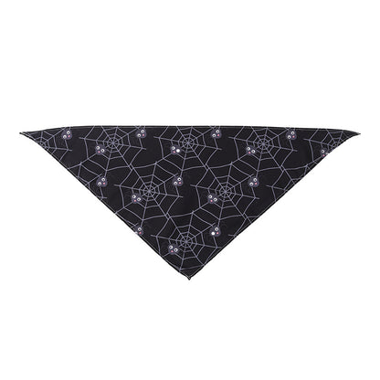 Adjustable Holiday Festive Pet Bandana Scarf Bib Seasonal Design for Dogs Cats