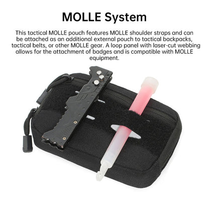 Molle Tactical Waist Pack EDC Gear Storage Outdoor Hunting Equipment Organizer