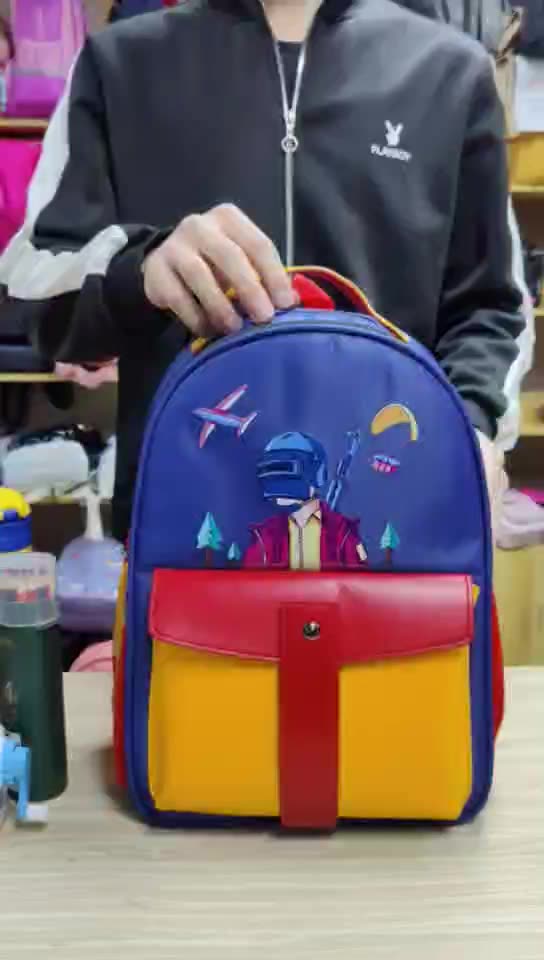 Kids Cartoon Backpack Lightweight School Bag Ages 3-5 Durable Adjustable Straps