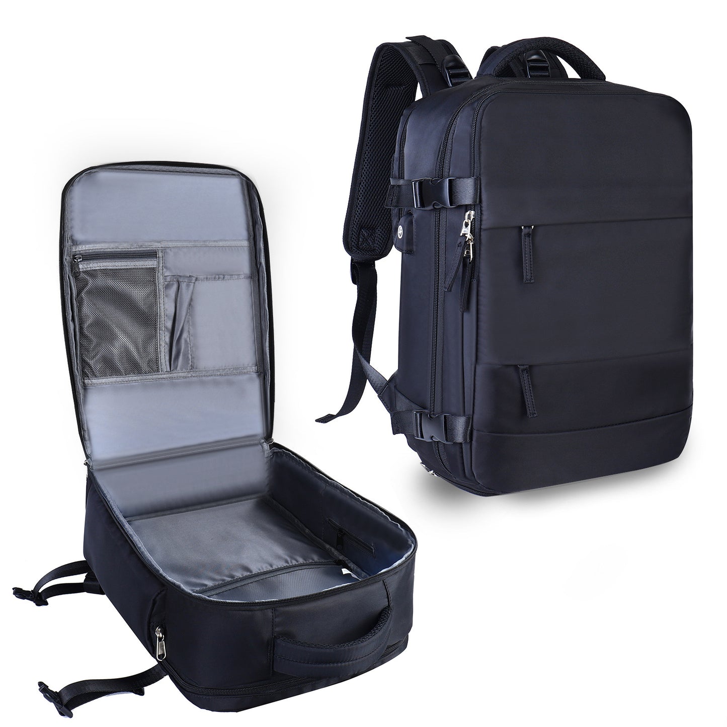 Women's Travel Backpack 20-35L Waterproof USB Charging Port Lightweight Durable