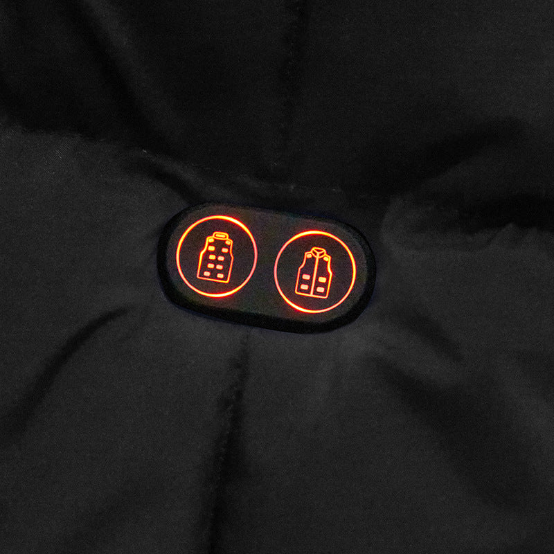 Men's Dual Control Electric Heated Vest with Intelligent Temperature Regulation
