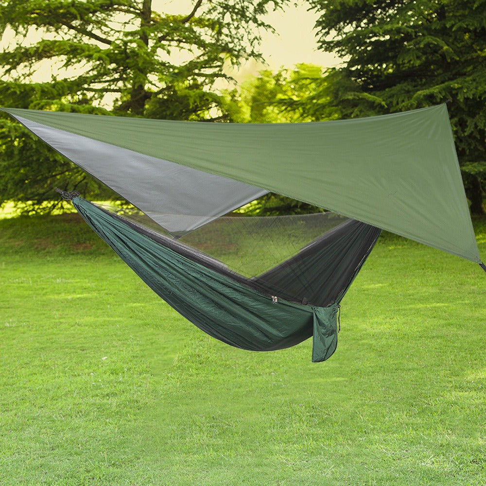 Waterproof Triangular Canopy Tent UV Protection Outdoor Beach Camping Shelter