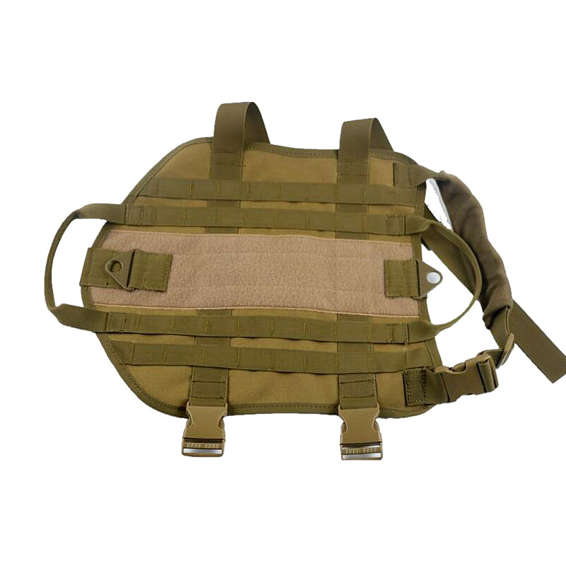 K9 Tactical Dog Vest Harness Combat Waterproof Training Gear Khaki Camo Black