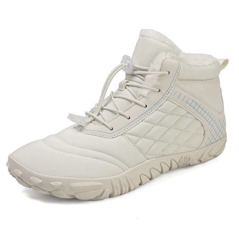 Men's & Women's Mid-Cut Non-Slip Hiking Shoes Warm Cotton Cold-Resistant Outdoor