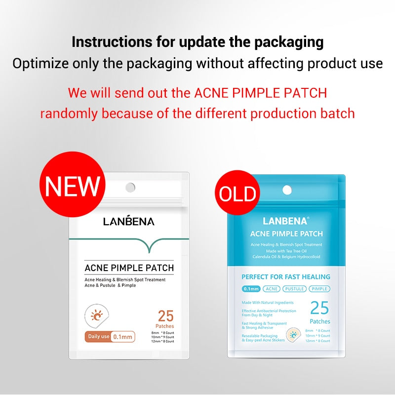 LANBENA Acne Pimple Patch Invisible Stickers Blemish Treatment Remover Skin Care