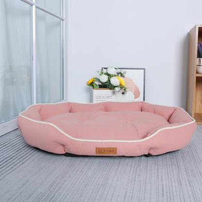 Extra Large Dog Bed Cushion | Shiba Inu Comfort Sleep Mat | Suede Texture Fabric