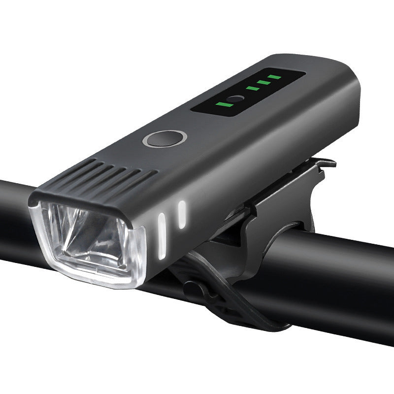 LED Bike Headlight and Taillight Set, Mountain Cycling Headlamp, Light Sensor