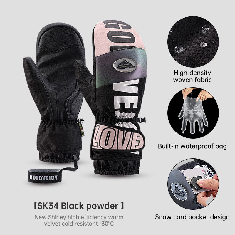 Winter Ski Gloves Thermal Insulation Waterproof Windproof Touchscreen Warmth