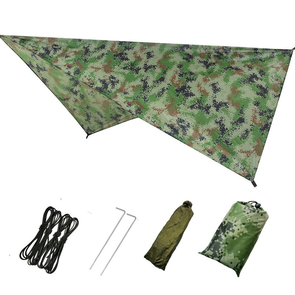 Waterproof Triangular Canopy Tent UV Protection Outdoor Beach Camping Shelter