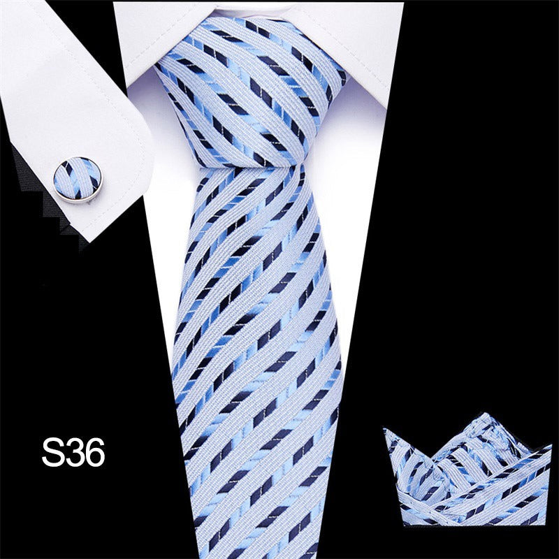 Men's 3pc Tie Set Suit Accessory 53 Options Elegant Designs Smart Business
