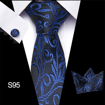 Men's 3pc Tie Set Suit Accessory 53 Options Elegant Designs Smart Business