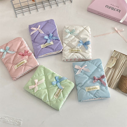 Bow Shaped Passport and Card Holder - Secure Travel Document Organizer Wallet