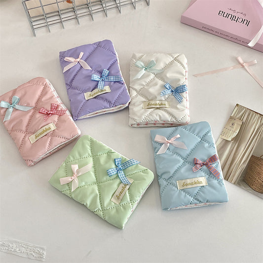 Bow Shaped Passport and Card Holder - Secure Travel Document Organizer Wallet