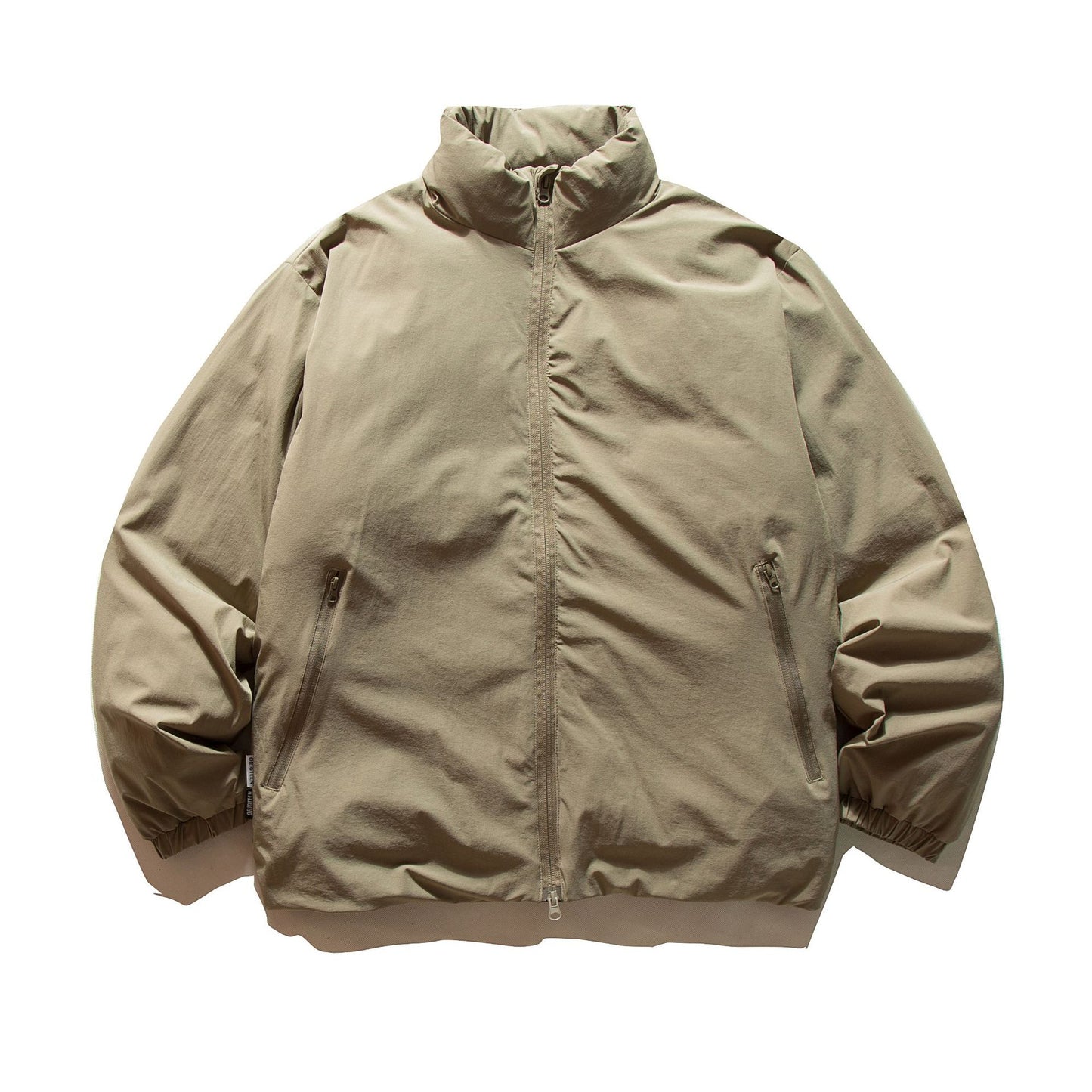 Stand Collar White Duck Down Winter Jacket Casual Insulated Lightweight Apparel