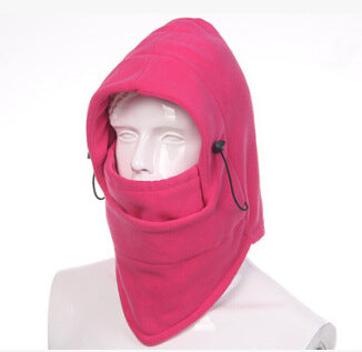 Thermal Cycling Cap Neck Protector Windproof Fleece Adjustable Winter Headgear