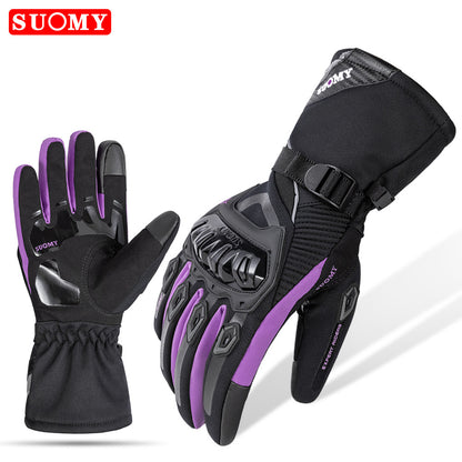 Motorcycle Riding Gloves Thermal Waterproof Windproof Unisex Winter Protection